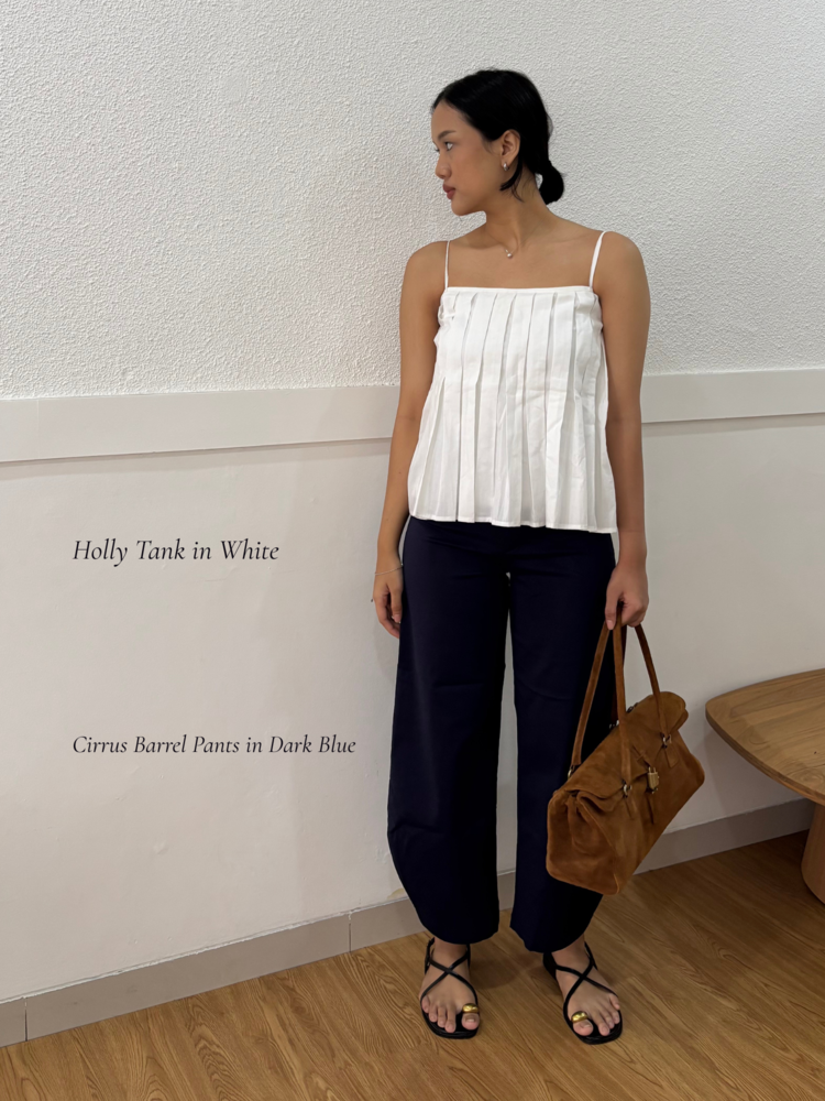 Cirrus Barrel Pants [Dark Blue]