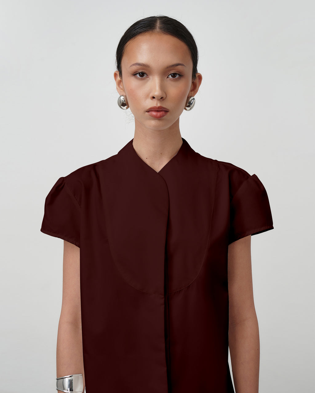Bianca Shirt [Burgundy]