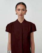 Bianca Shirt [Burgundy]