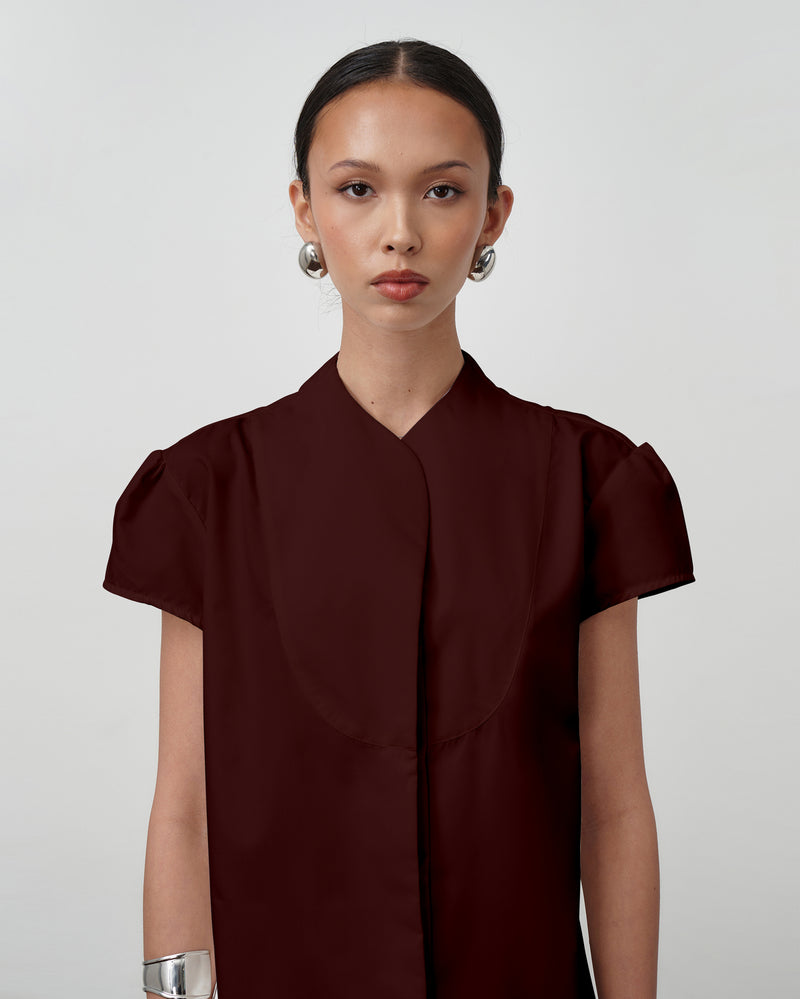 Bianca Shirt [Burgundy]