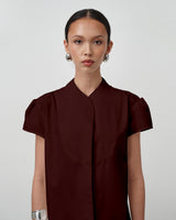Bianca Shirt [Burgundy]