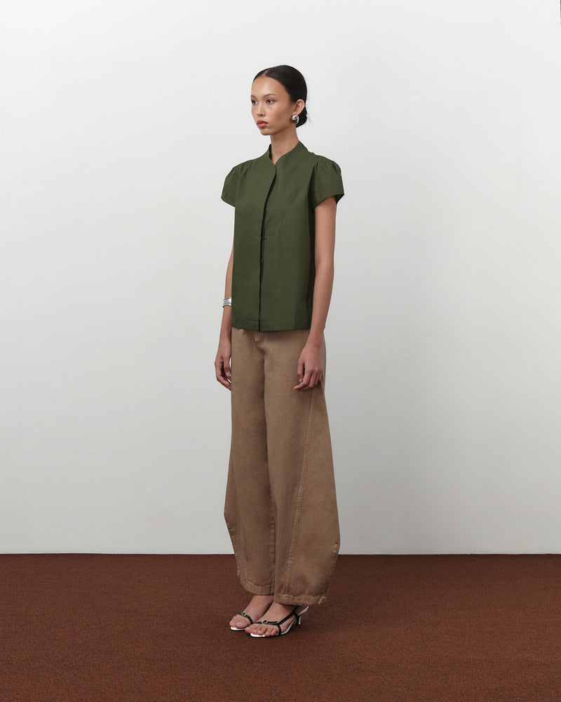 Bianca Shirt [Deep Green]