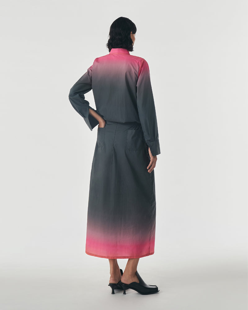 Morphosa Skirt [Charcoal/Pink]