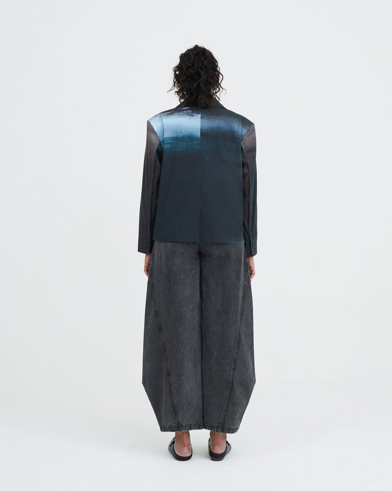 DEFECT - Celestine Blazer [Blue Black]