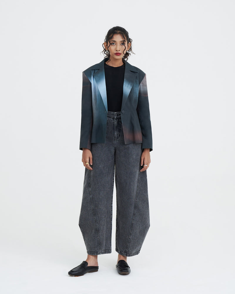 DEFECT - Celestine Blazer [Blue Black]