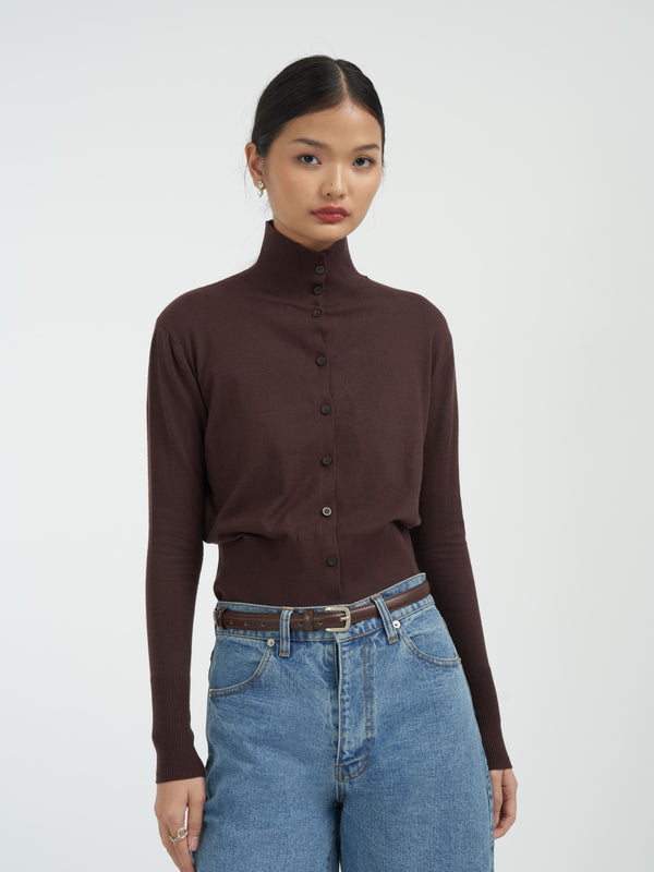 Douglas Cardigan [Brown]