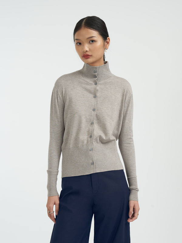 Douglas Cardigan [Light Grey]