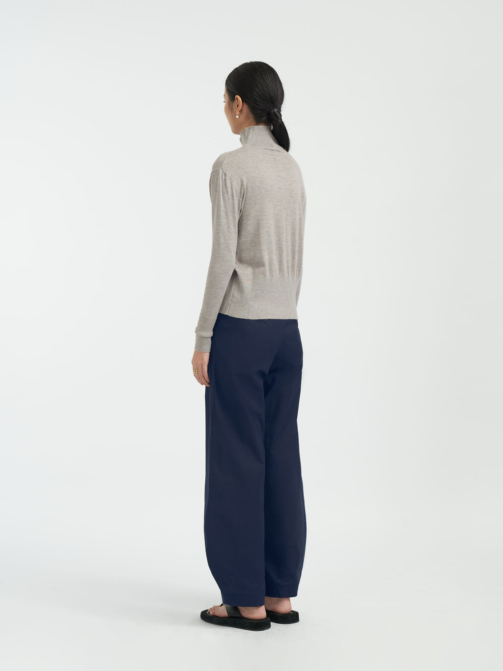Cirrus Barrel Pants [Dark Blue]
