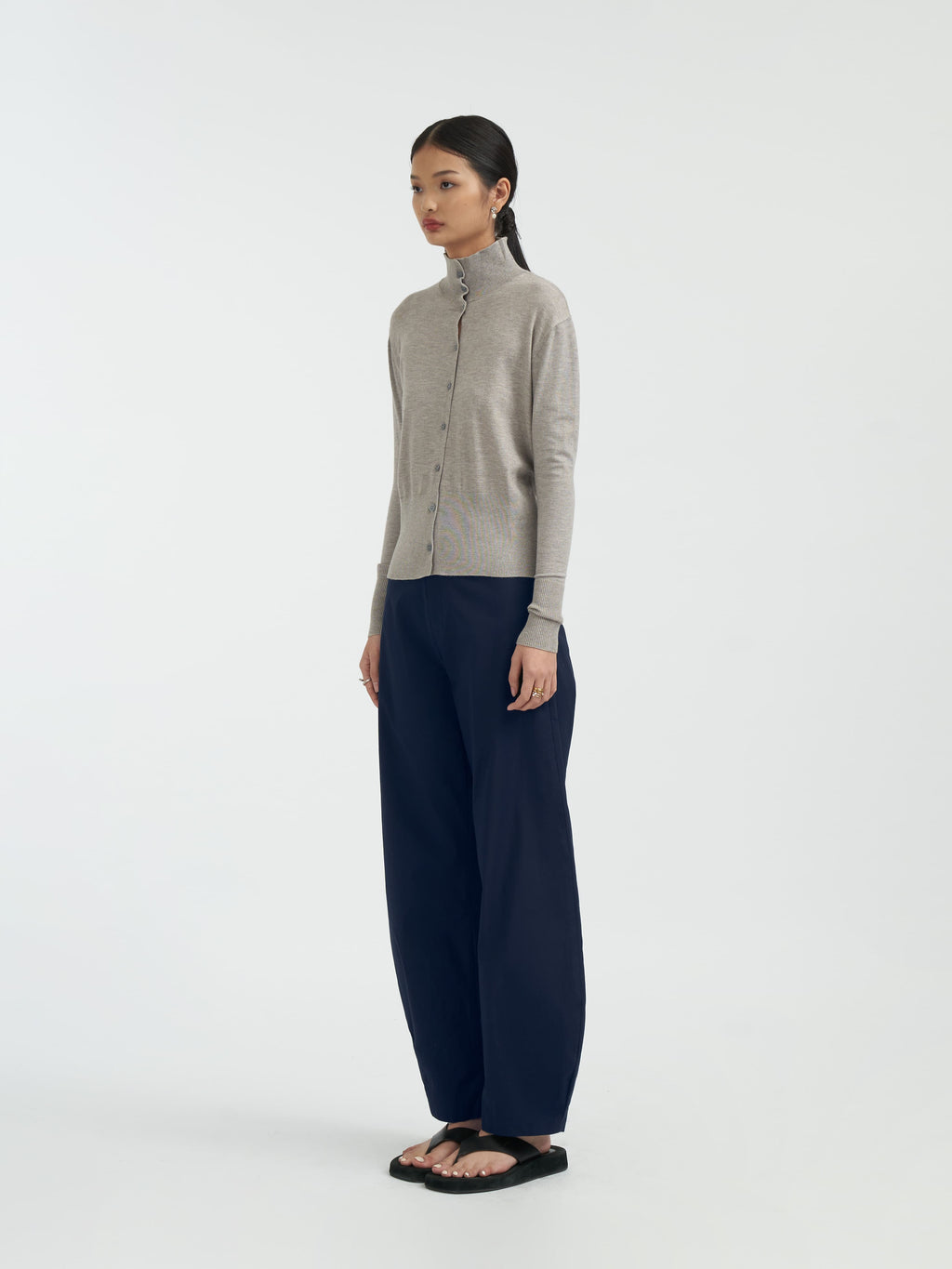Cirrus Barrel Pants [Dark Blue]