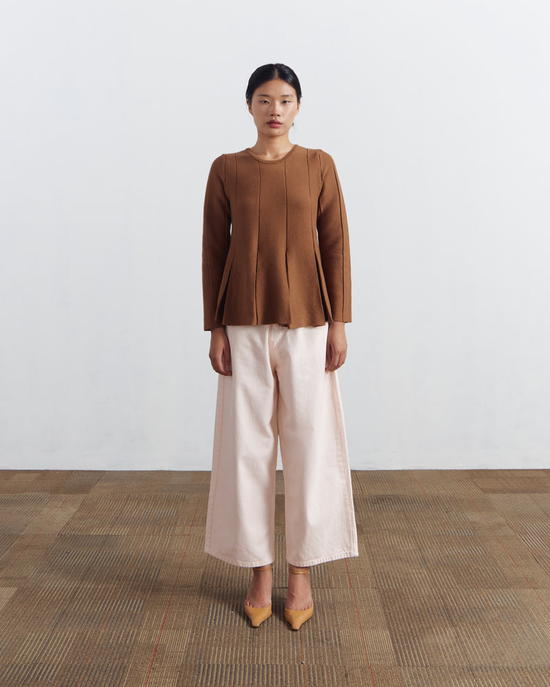 Elke Blouse [Brown]