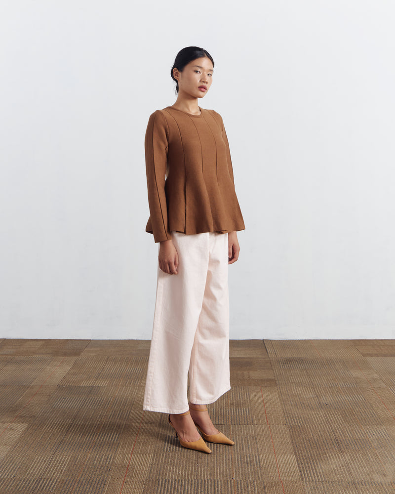 Elke Blouse [Brown]