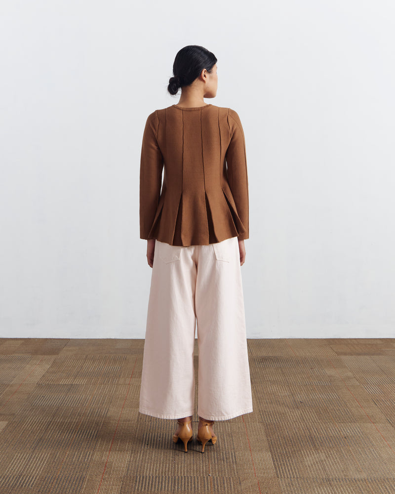 Elke Blouse [Brown]