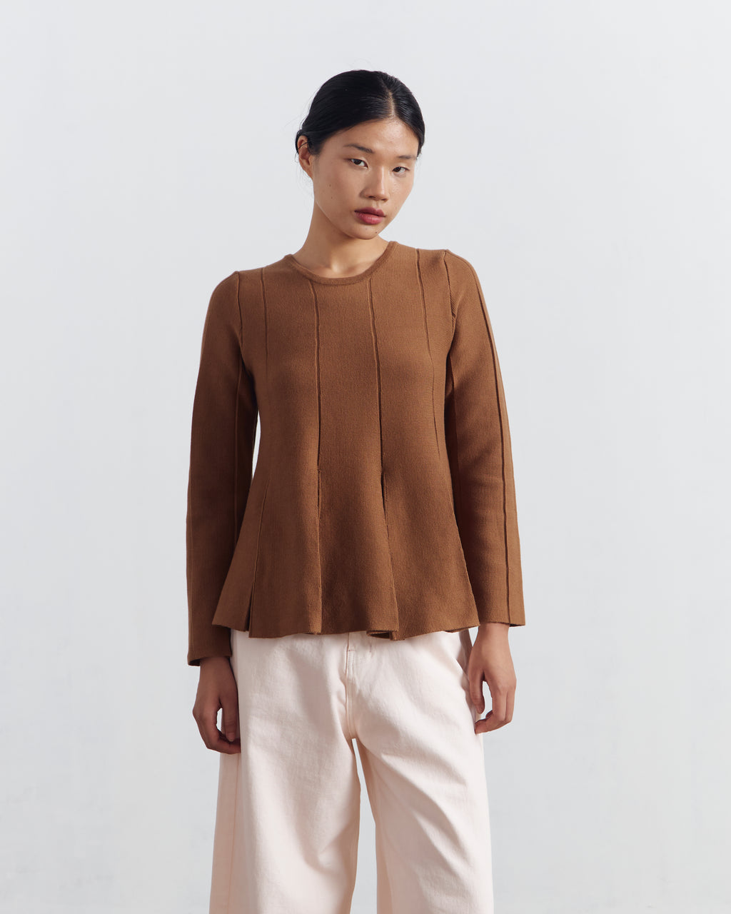 Elke Blouse [Brown]