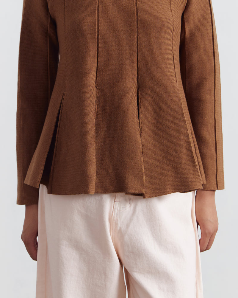 Elke Blouse [Brown]