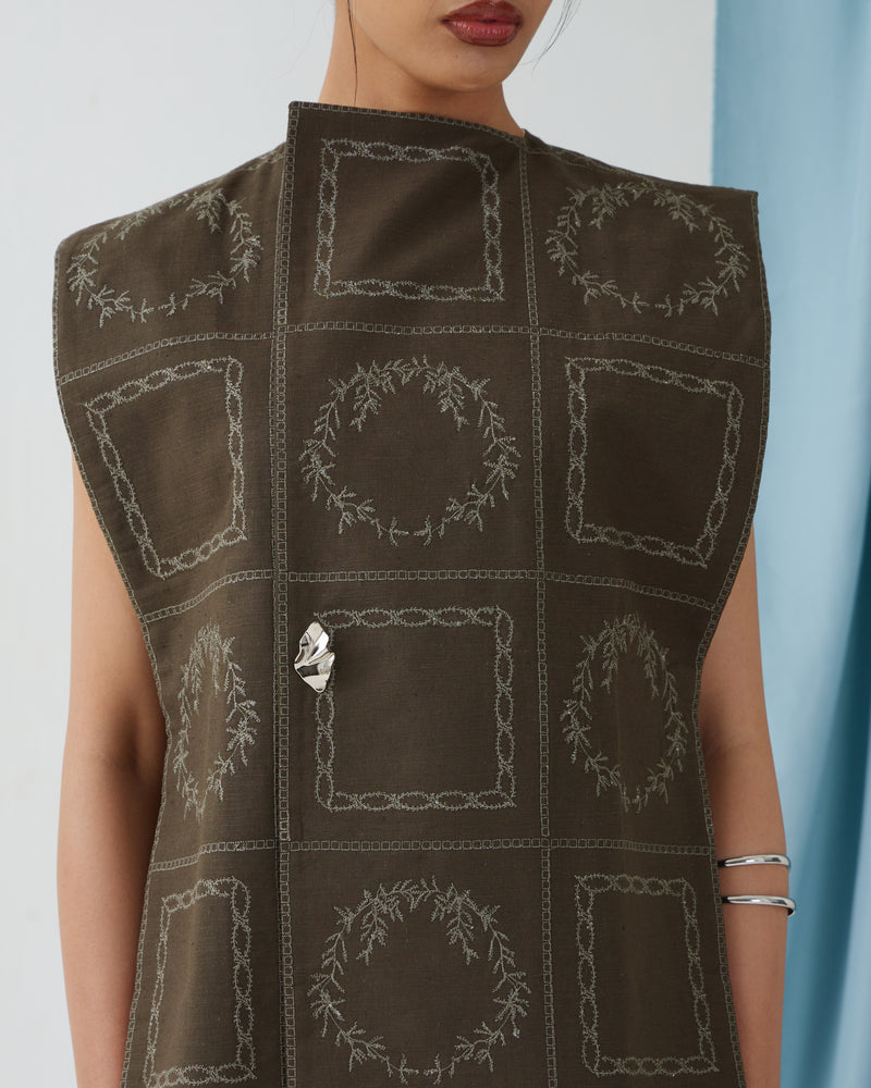 Frida Tunic Vest [Wood]