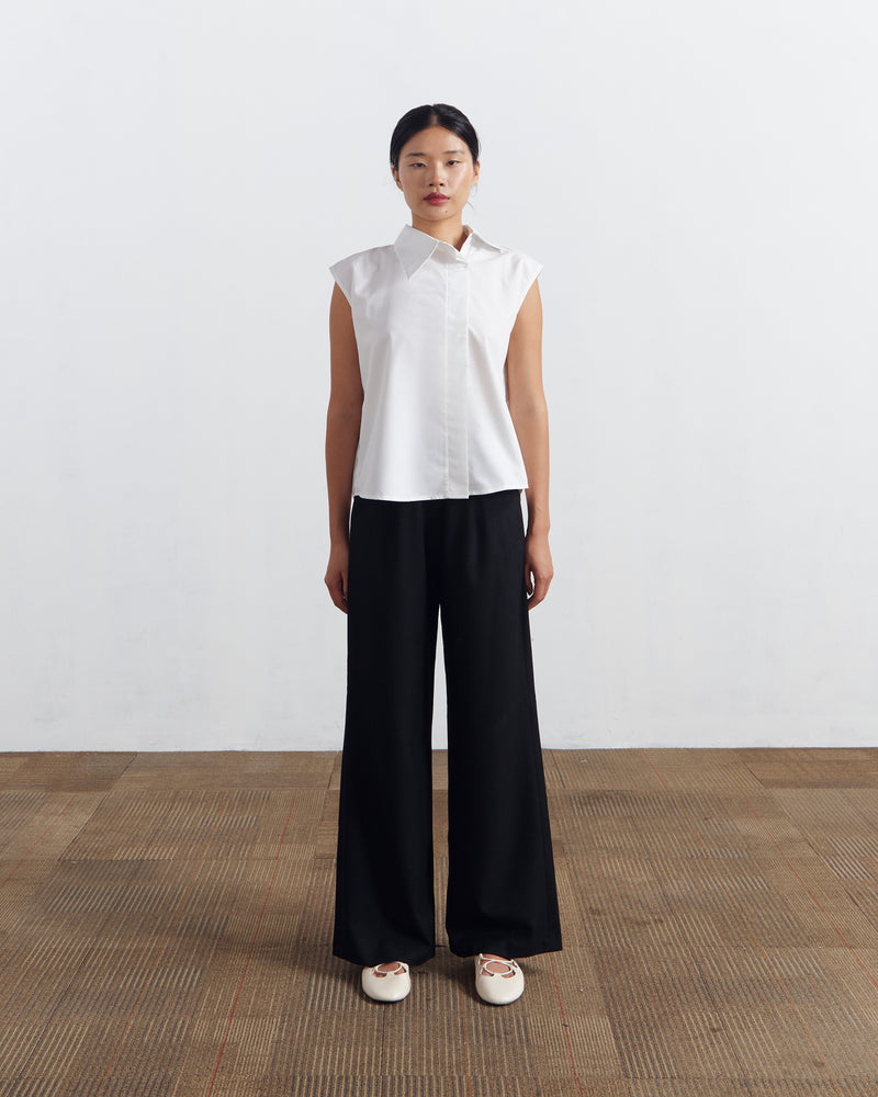 DEFECT - Pavlova Sleeveless Shirt [White]