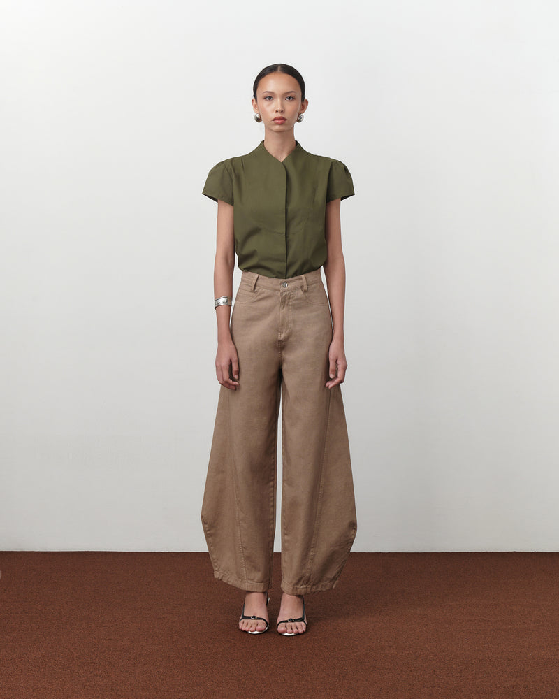 Amber Trousers [Beige]