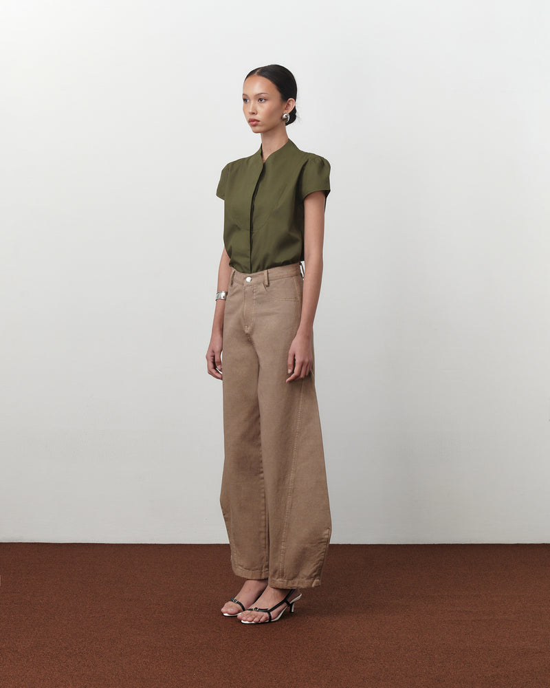 Amber Trousers [Beige]