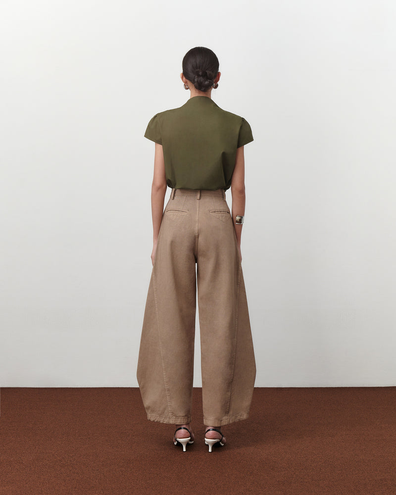 Amber Trousers [Beige]