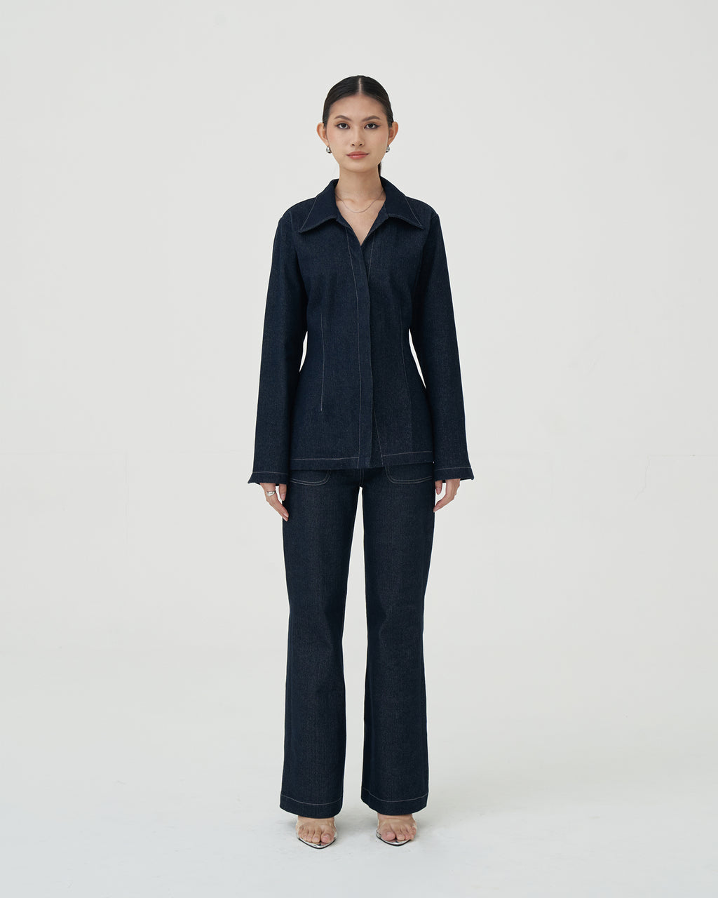 Damson Longsleeve Denim Shirt