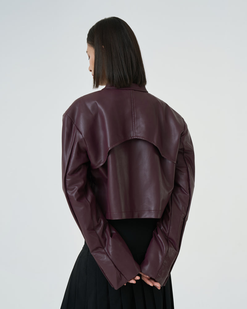 Plum Jacket [Maroon]