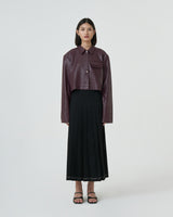 Plum Jacket [Maroon]