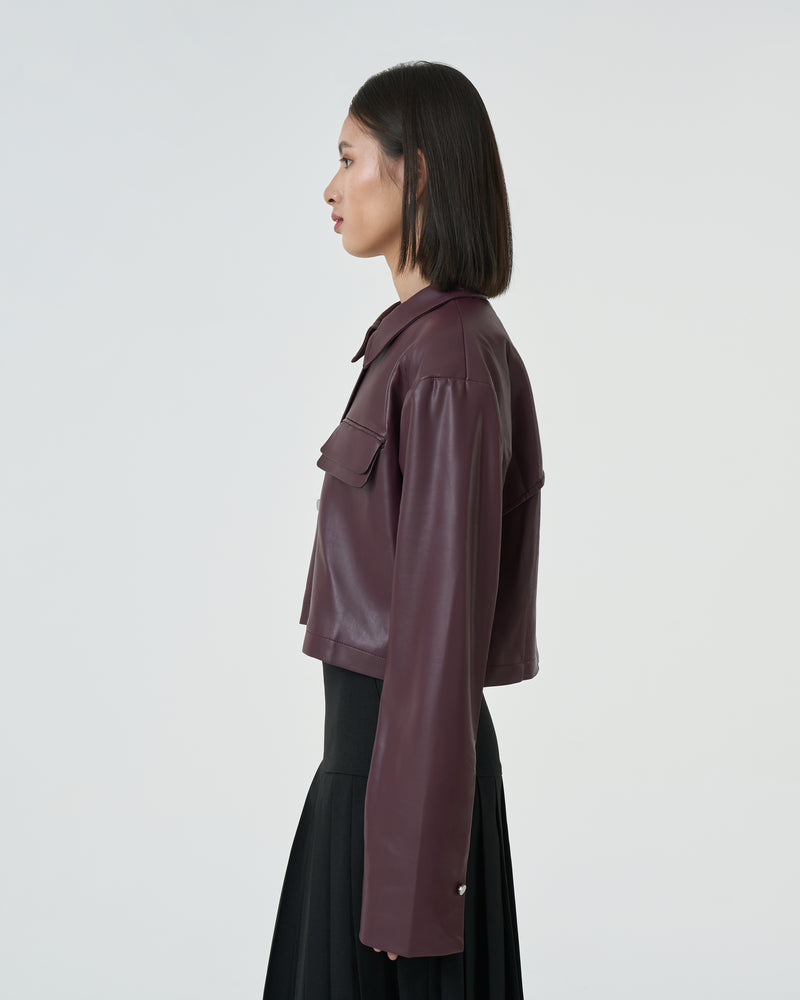 Plum Jacket [Maroon]