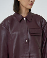 Plum Jacket [Maroon]