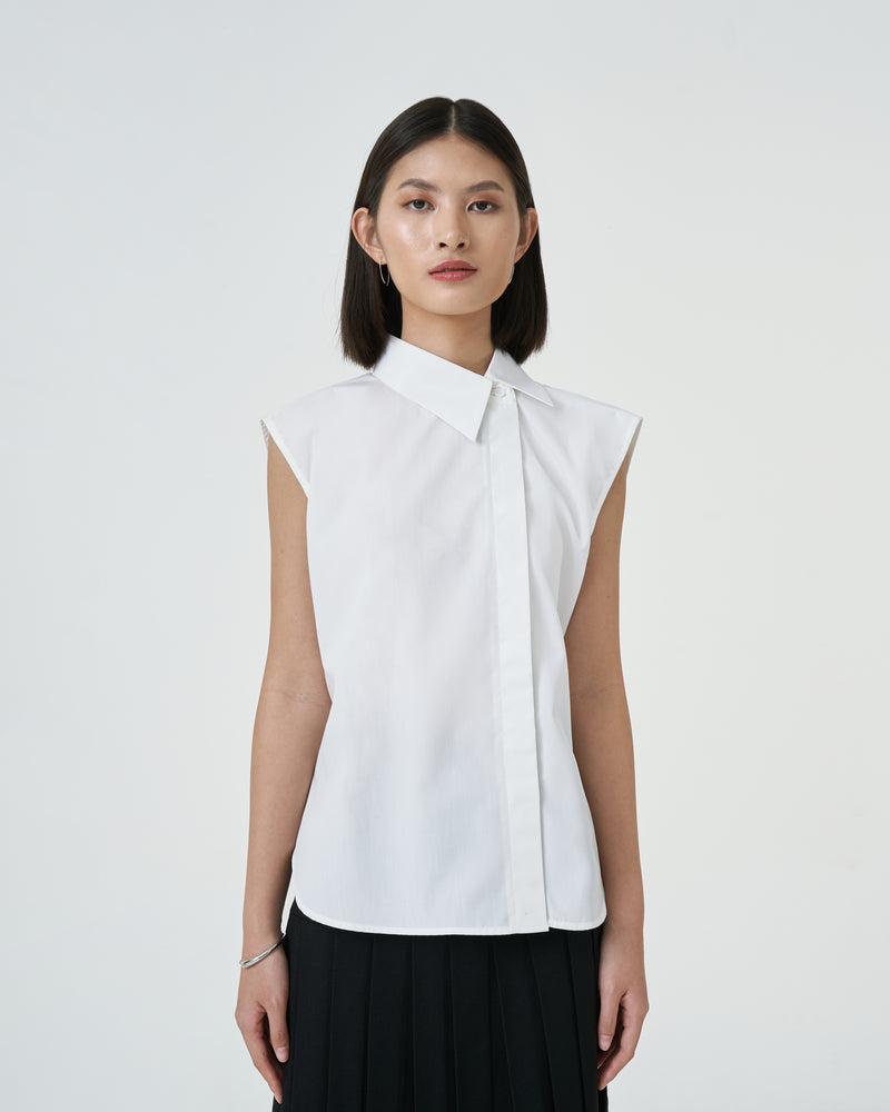 Pavlova Sleveeless Shirt [White]