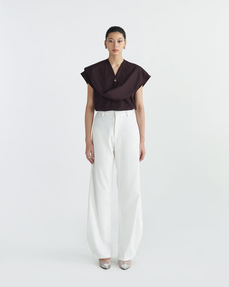 Cirrus Barrel Pants [White]