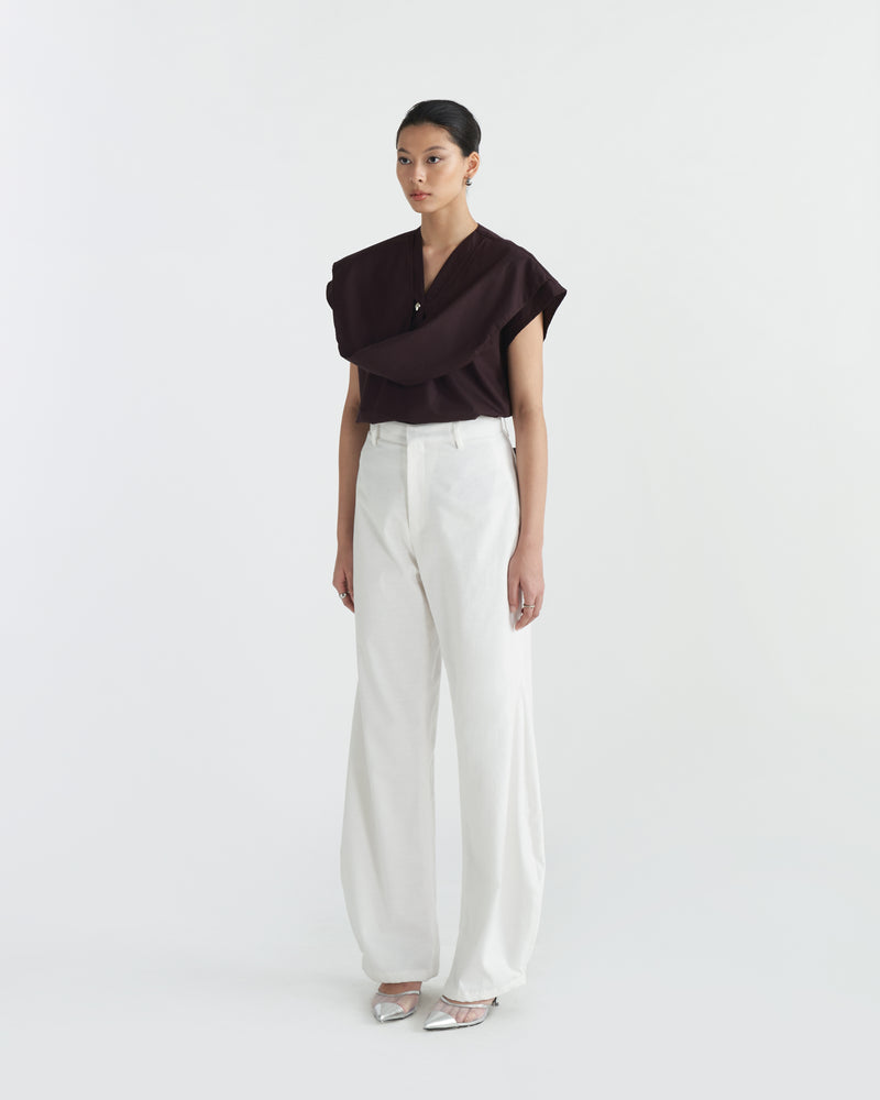 Cirrus Barrel Pants [White]