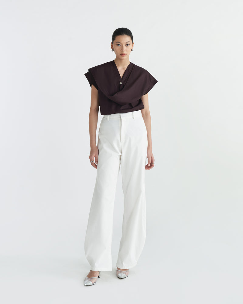 Cirrus Barrel Pants [White]