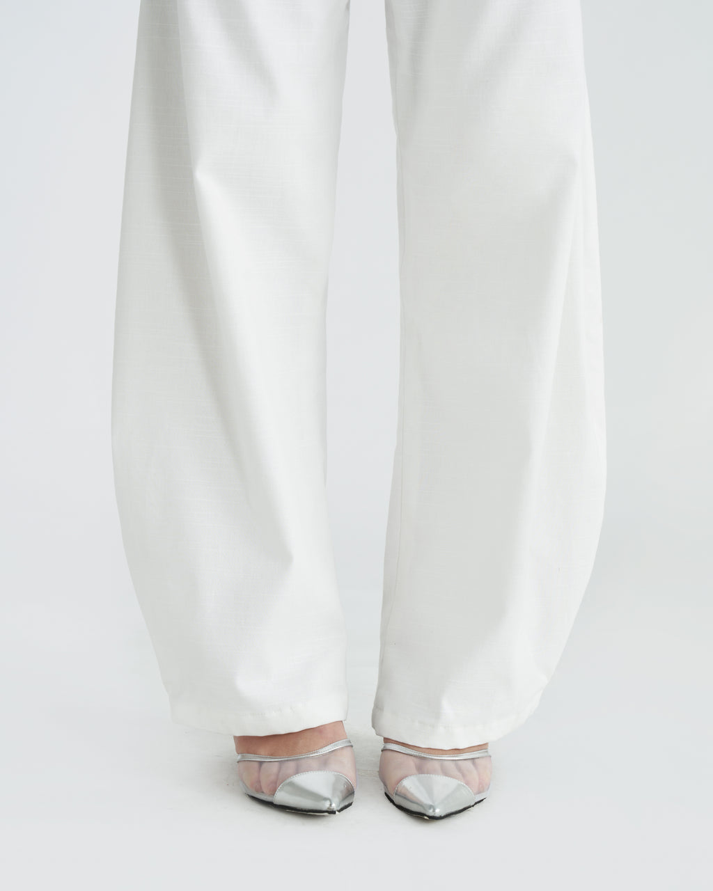 Cirrus Barrel Pants [White]