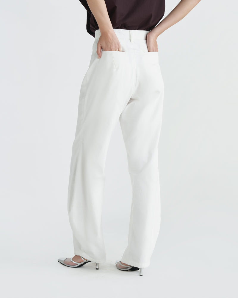Cirrus Barrel Pants [White]
