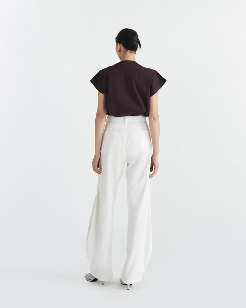 Cirrus Barrel Pants [White]