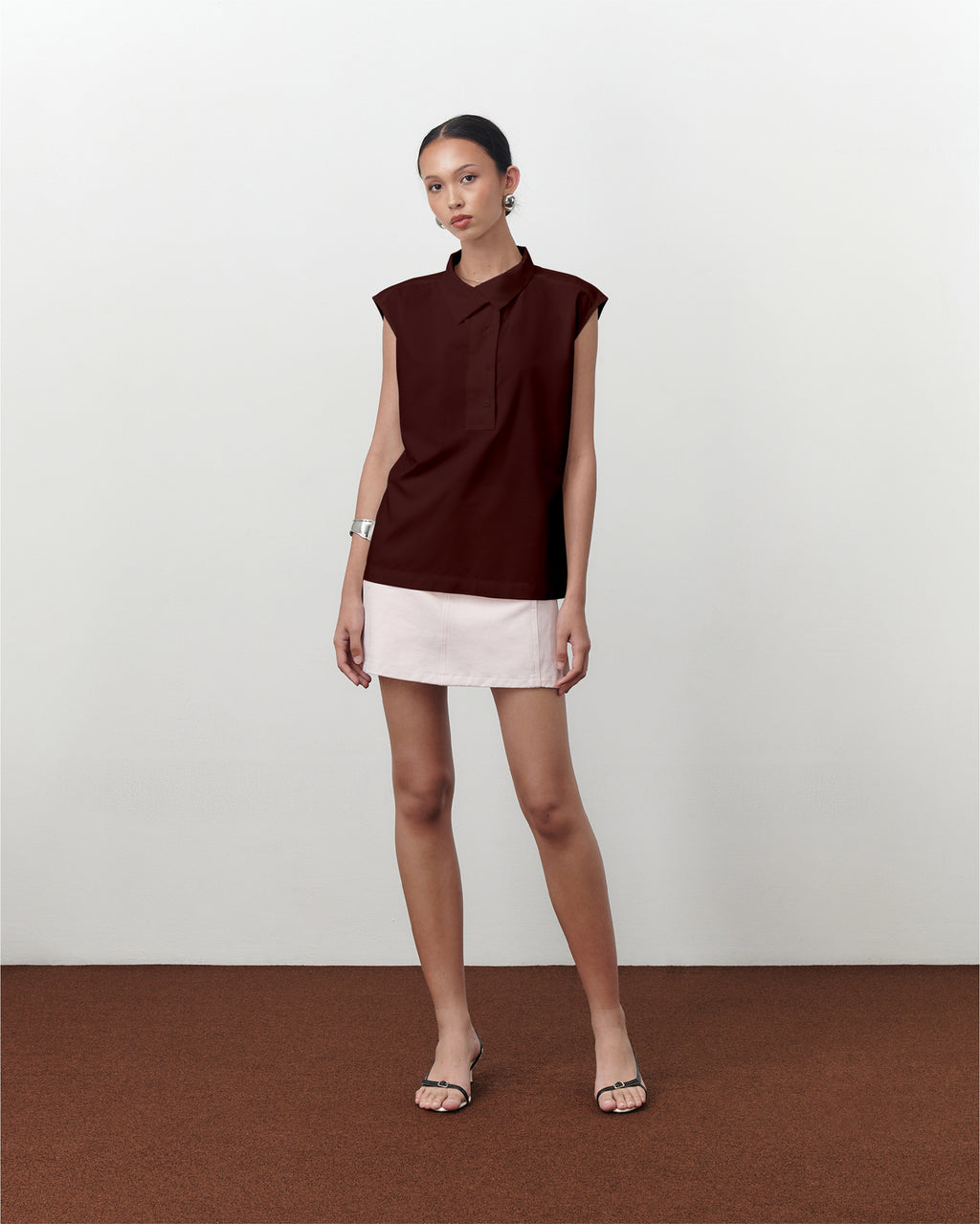 Reem Tank [Burgundy]