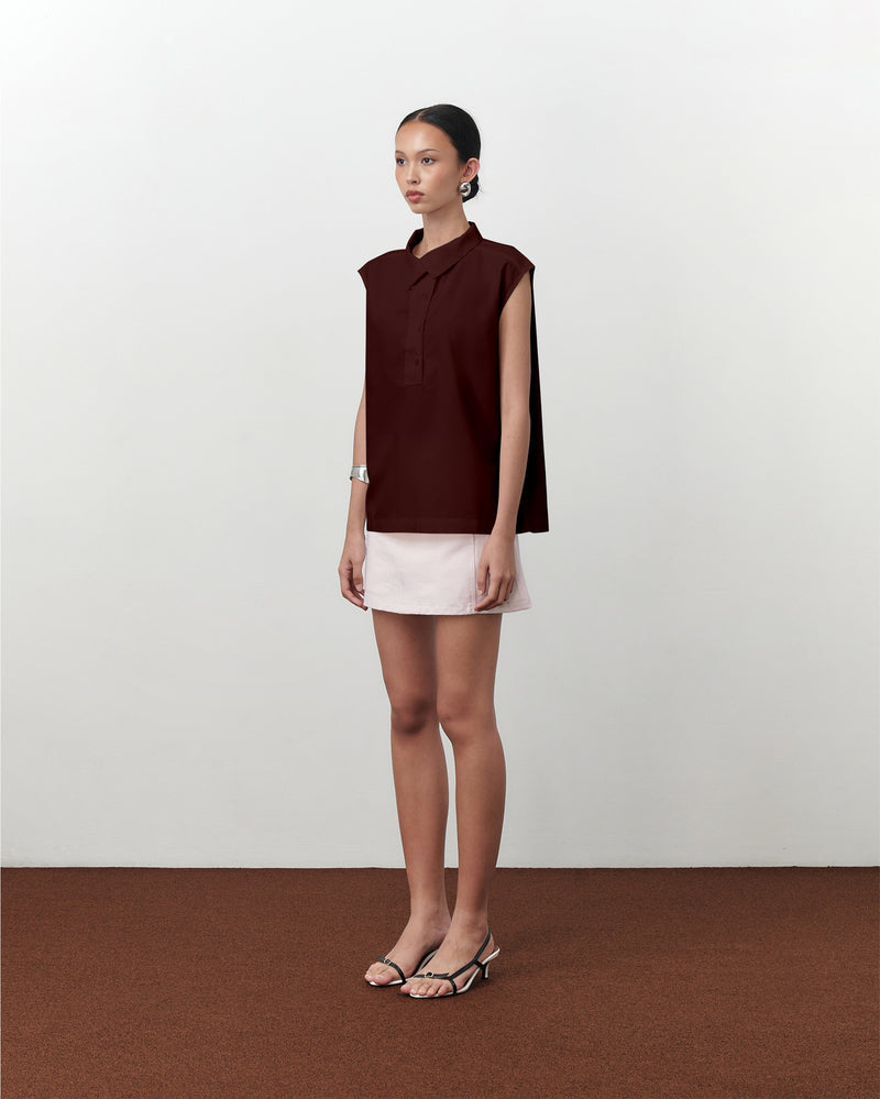 Reem Tank [Burgundy]