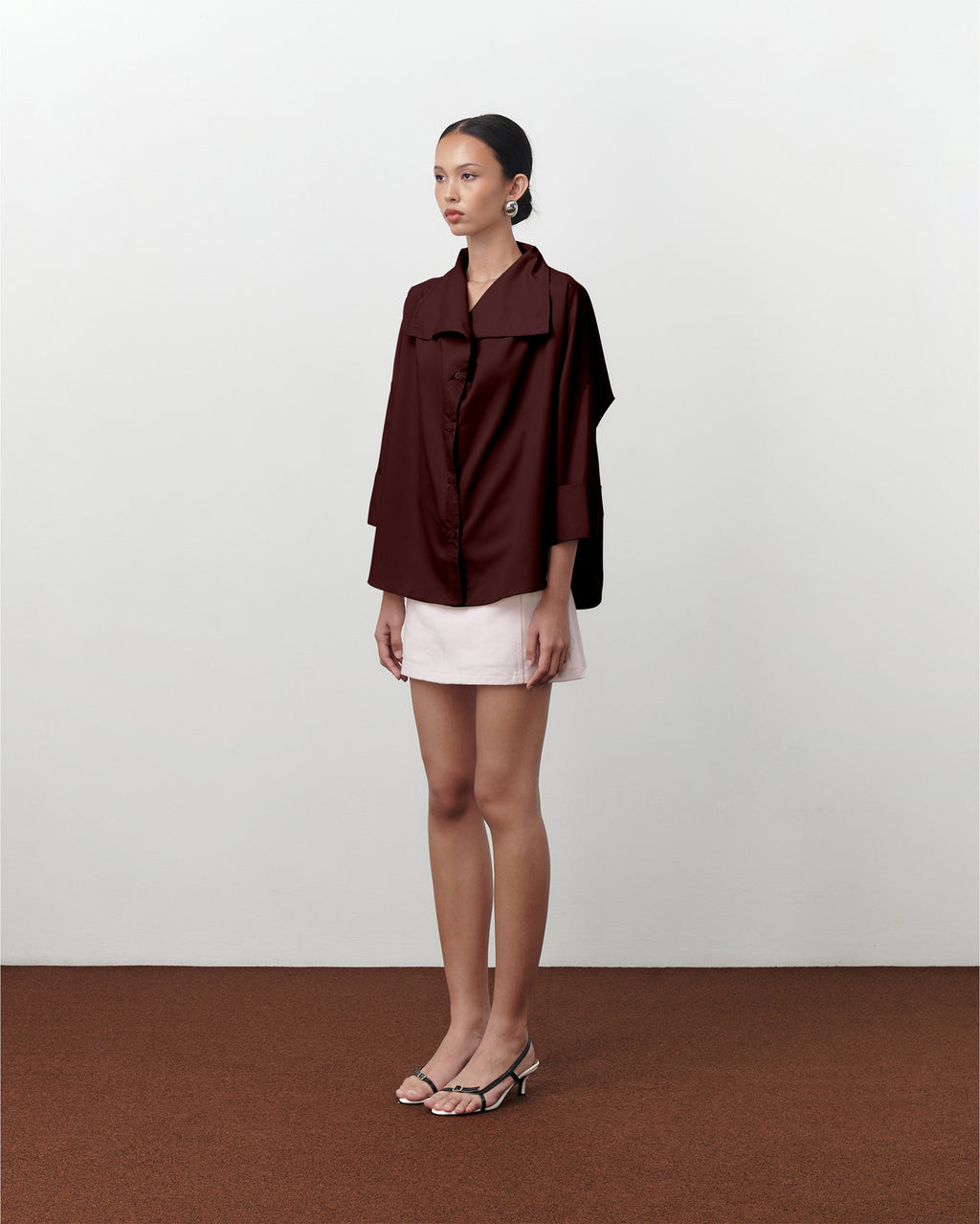 Samara Shirt [Burgundy]