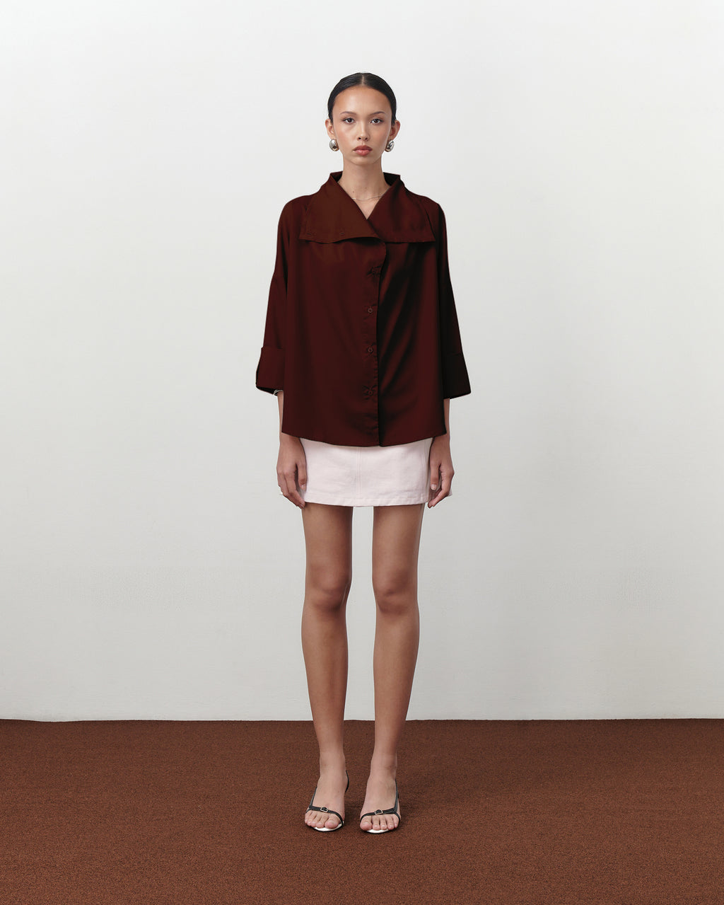 Samara Shirt [Burgundy]