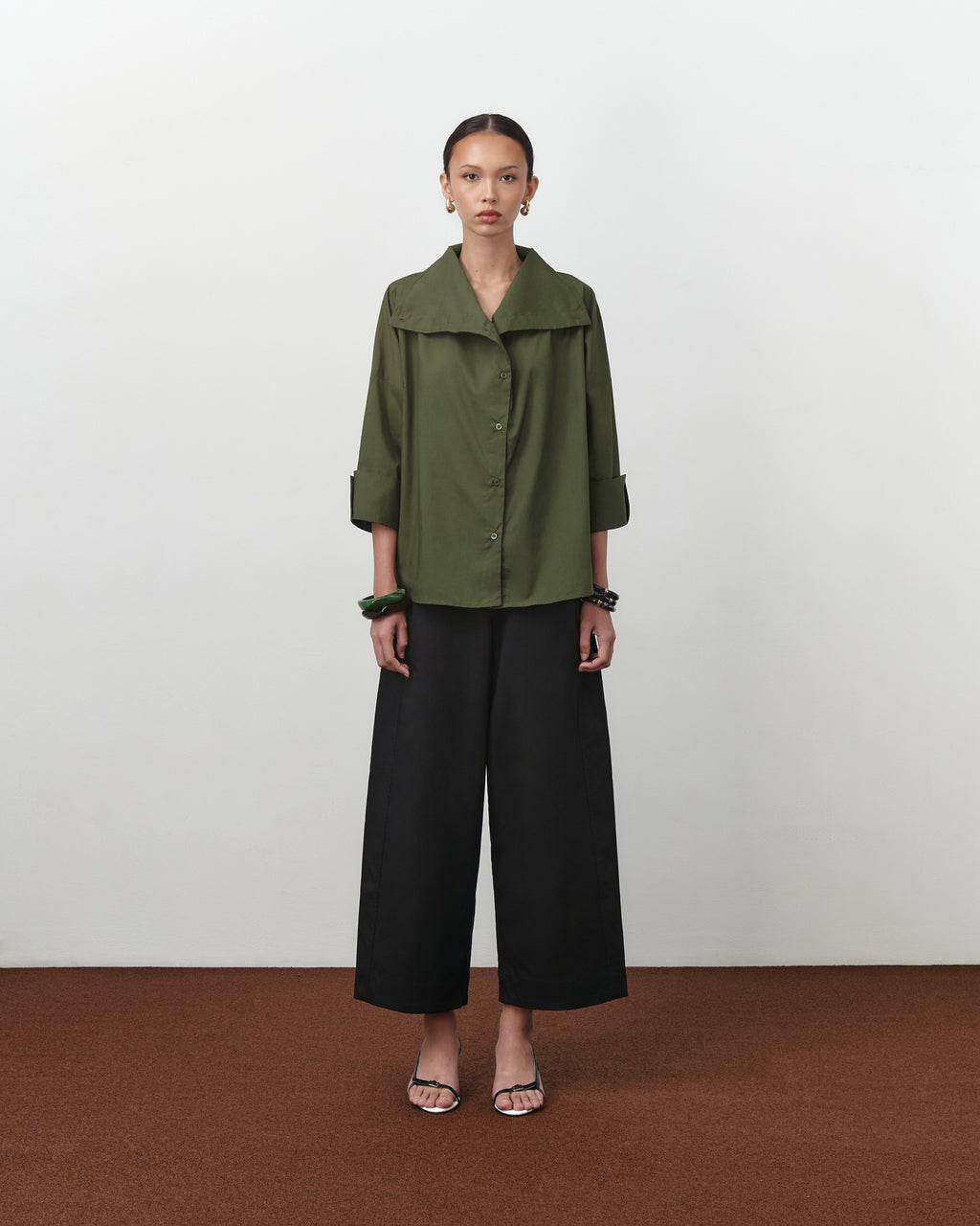 Samara Shirt [Deep Green]