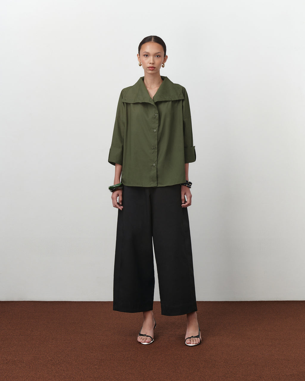 Samara Shirt [Deep Green]