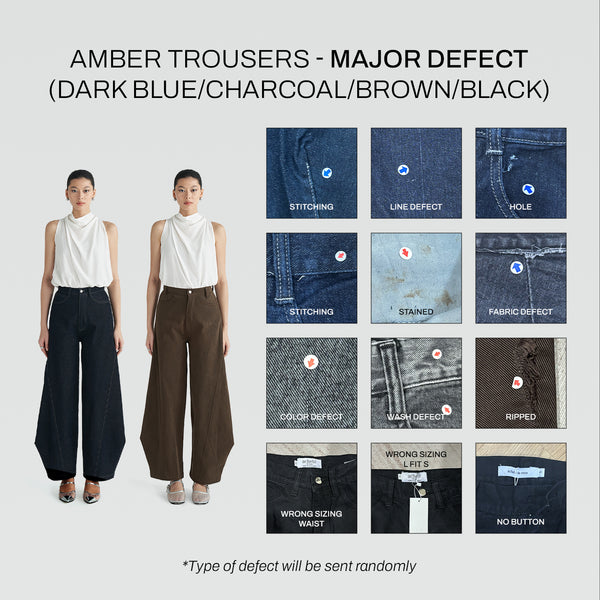 DEFECT - Amber Trousers [Dark Blue]