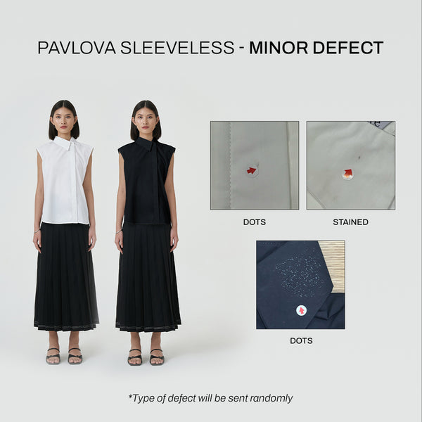 DEFECT - Pavlova Sleeveless Shirt [White]