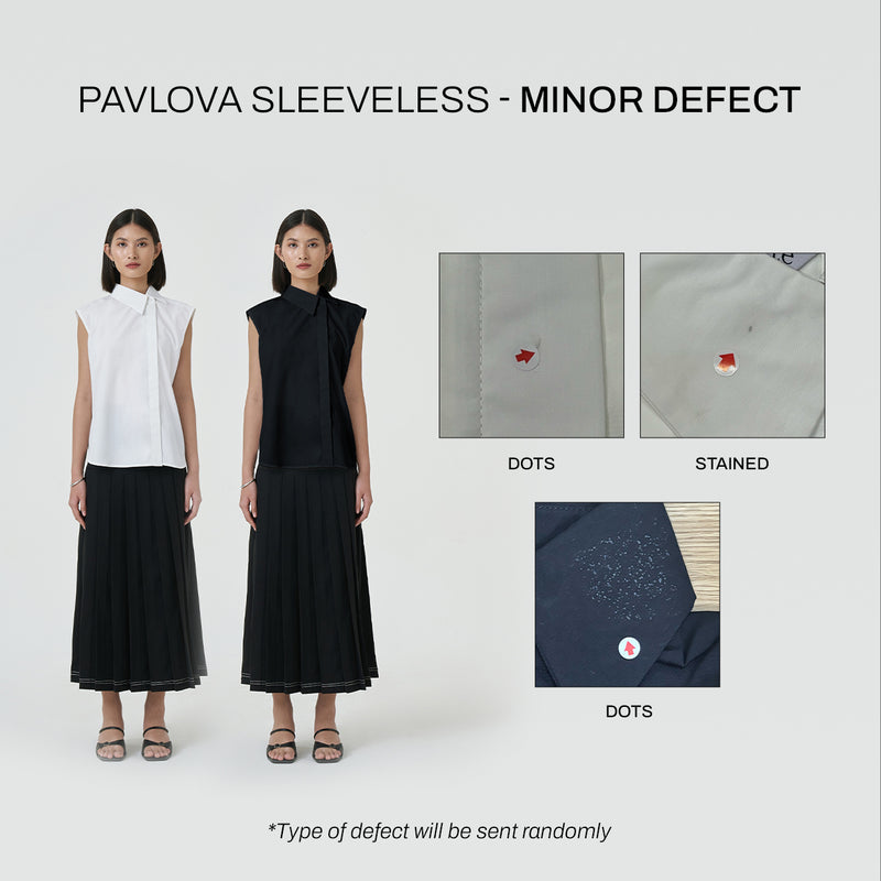 DEFECT - Pavlova Sleeveless Shirt [White]