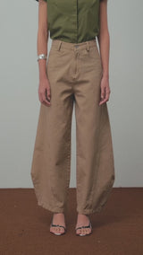 Amber Trousers [Beige]