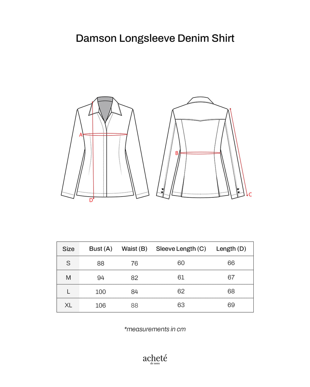 Damson Longsleeve Denim Shirt