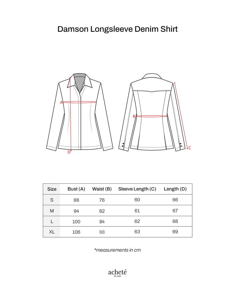 Damson Longsleeve Denim Shirt